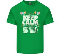 I Can'T Keep Calm Its My Compleanno T-Shirt Ragazzi Ragazze