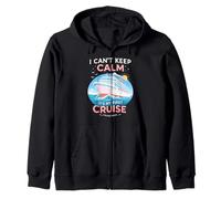 I Can't Keep Calm It's My First Cruise Birthday Trip 2026 Felpa con Cappuccio