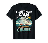 I Can't Keep Calm It's My First Cruise Birthday Trip 2026 Maglietta