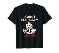 I Can't Keep Calm, My Ship Became Canon - Novità nautica Maglietta