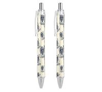 I Cant My Son Has Elegante penna a sfera retrattile da 0,5 mm con inchiostro nero a punta fine per penne per diari, 2 pezzi come foto 3