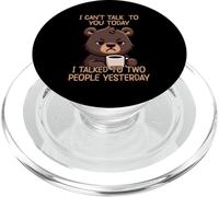 I Can't Talk To You Today I Talked To Two People Yesterday PopSockets PopGrip per MagSafe