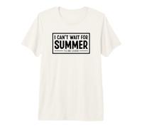 I Can't Wait for Summer to be Over Odio L'Estate Meteo Maglietta Premium