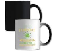I can't write alone I write with people around me anti isolation slogan cambia colore bianco