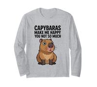 I Capibara Mi Rendono Felice Non così Tanto Maglia a Manica