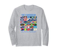 I Caraibi Dove l'oceano incontra Le Bandiere dell'anima Maglia a Manica