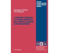 I caratteri economici e le forme giuridiche delle imprese lucrative in funzionamento