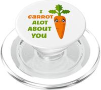 I Carrot Alot About You Carota Kawaii Carota PopSockets PopGrip per MagSafe