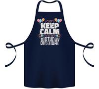 I Carusi Keep Calm It's My Compleanno Cotone Grembiule 100% Biologico