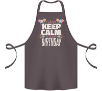 I Carusi Keep Calm It's My Compleanno Cotone Grembiule 100% Biologico