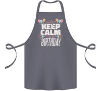 I Carusi Keep Calm It's My Compleanno Cotone Grembiule 100% Biologico