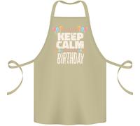 I Carusi Keep Calm It's My Compleanno Cotone Grembiule 100% Biologico