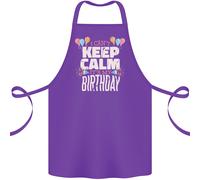 I Carusi Keep Calm It's My Compleanno Cotone Grembiule 100% Biologico