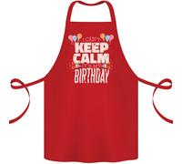 I Carusi Keep Calm It's My Compleanno Cotone Grembiule 100% Biologico
