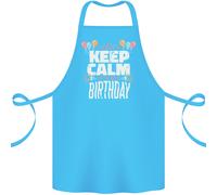 I Carusi Keep Calm It's My Compleanno Cotone Grembiule 100% Biologico