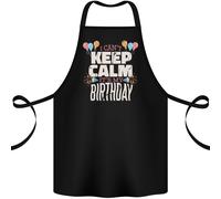 I Carusi Keep Calm It's My Compleanno Cotone Grembiule 100% Biologico