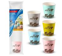 I CASAMICI Set 50 Pezzi Bicchieri Bicchierini Caffè Monouso in Carta Bio 75 ml