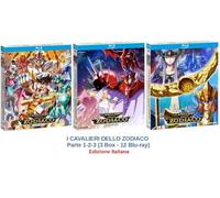 I CAVALIERI DELLO ZODIACO - Raccolta Completa - Parti 01 + 02 + 03 (12 Blu-ray)