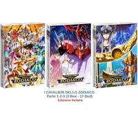 I CAVALIERI DELLO ZODIACO - Raccolta Completa - Parti 01 + 02 + 03 (17 Dvd) Ed. Italiana