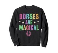 I Cavalli Carini Sono magici equestri Farm Cowgirl Gallop Team Felpa