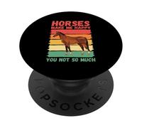I cavalli mi rendono felice non così tanto PopSockets PopGrip Adesivo