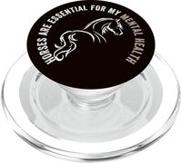 I cavalli sono essenziali per la mia salute mentale per il proprietario di cavalli PopSockets PopGrip per MagSafe