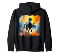 I Cavalli Stampeding Felpa con Cappuccio