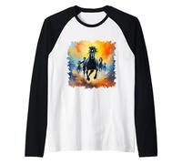 I Cavalli Stampeding Maglia con Maniche Raglan
