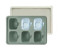 I CE Cube Vassoio Con Coperchio, Stampo Per Ghiaccio, Produttore Di Ghiaccio In Silicone A Forma Di TV Stampo, Silicone, D-usure, Riutilizzabile Ed Ecologico Per Il Succo Di Whisky Da Vino Cocktail Re