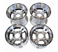 I cerchi in alluminio 4pcs impostati per ATV 10x8 pollici e ruote anteriori e posteriori 10x5,5 pollici compatibili con vari modelli ATV
