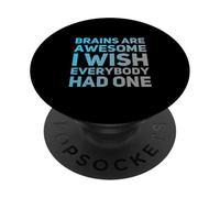I cervelli divertenti del meme del cervello sono fantastici Vorrei che tutti ne avessero uno PopSockets PopGrip Adesivo