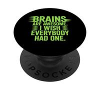 I cervelli divertenti del meme del cervello sono fantastici Vorrei che tutti ne avessero uno PopSockets PopGrip Adesivo