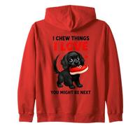 I Chew Things I Love You Might Be Next Bavaglio Felpa con Cappuccio