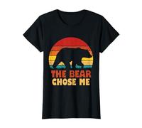 I Choose The Bear - Orso vintage tramonto Chose Me, orso divertente Maglietta