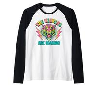 I Cieli ruggiscono Bibbia Salmo 19:1 Fede Cristiana Maglia con Maniche Raglan