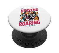 I Cieli sono una tigre ruggente PopSockets PopGrip Adesivo