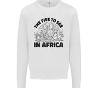 I Cinque Animali Selvaggi Da Vedere In Africa Felpa Per Bambini