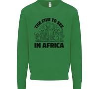 I Cinque Animali Selvaggi Da Vedere In Africa Felpa Per Bambini