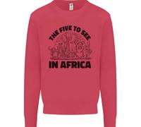 I Cinque Animali Selvaggi Da Vedere In Africa Felpa Per Bambini