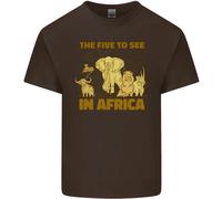 I Cinque Da Vedere In Africa Maglietta Safari Animali Per Bambini