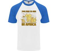 I Cinque Da Vedere In Africa Safari Animali Maglietta A Maniche Corte Uomo