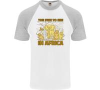 I Cinque Da Vedere In Africa Safari Animali Maglietta A Maniche Corte Uomo