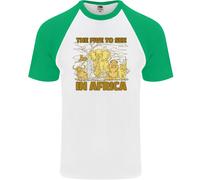 I Cinque Da Vedere In Africa Safari Animali Maglietta A Maniche Corte Uomo