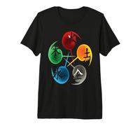 I Cinque Elementi di Qigong, Tai Chi Design Maglietta Premium