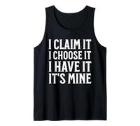 I Claim It Inspirational Motivational Abundance Manifesting Canotta