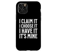 I Claim It Inspirational Motivational Abundance Manifesting Custodia per iPhone 11 Pro