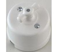 I-CLAY-INTERRUTTORE INTERRUTTORE ROTATIVO CLAY BIANCO 10A AC230V 50Hz 6,5X6CM