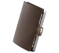 I-CLIP Original Portafoglio Uomo Slim Pelle - Porta Carte di Credito piccolo I Idea Regalo Uomo I Portatessere Tascabile I MADE IN GERMANY | Soft Touch Marrone
