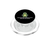 I coccodrilli mi rendono felice Tu non sei così divertente coccodrillo PopSockets PopGrip per MagSafe