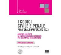 I codici civile e penale per l’orale rafforzato 2022